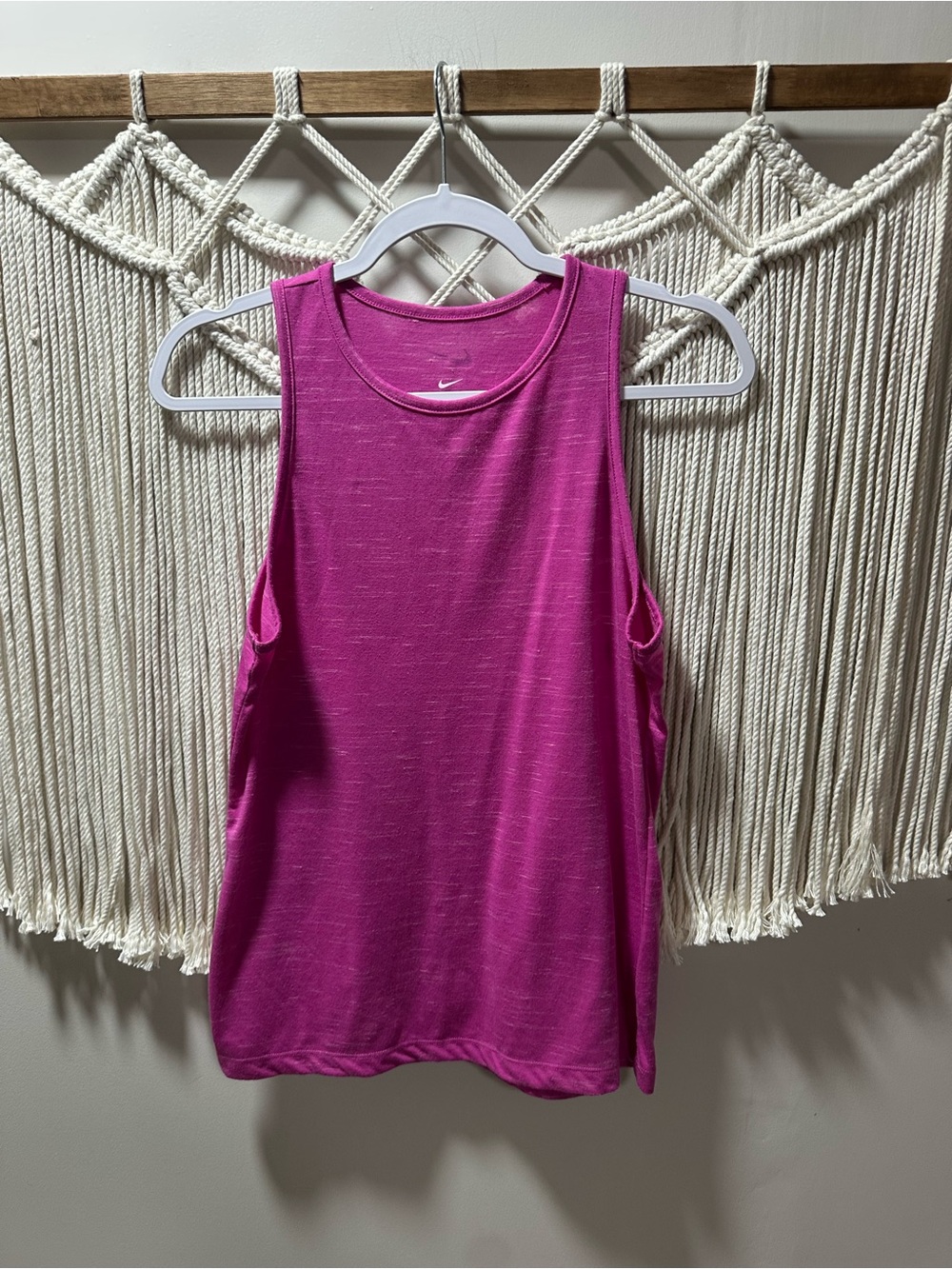 Nike Women's Magenta Athletic Tank Top